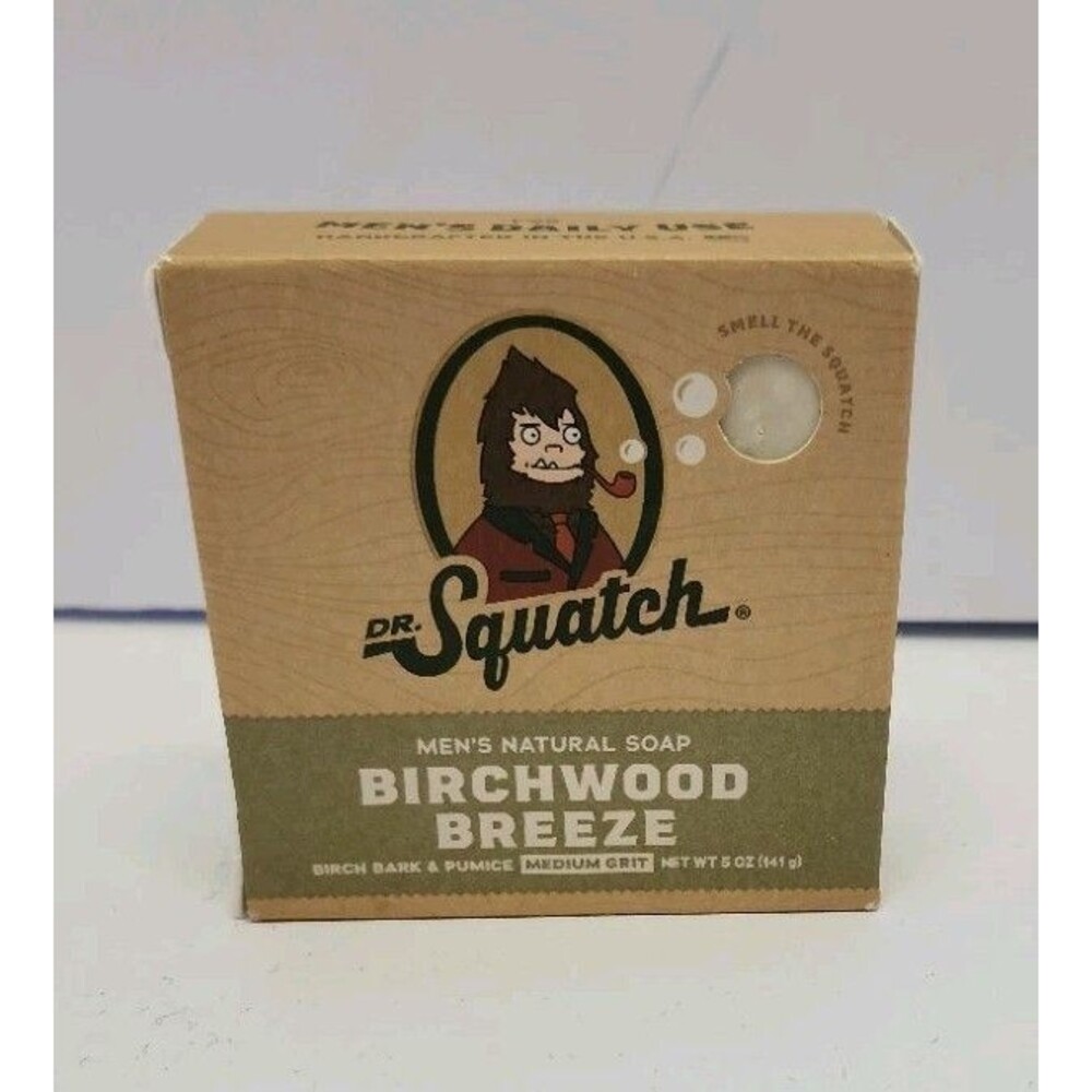 Dr. Squatch Birchwood Breeze Men's Natural Soap